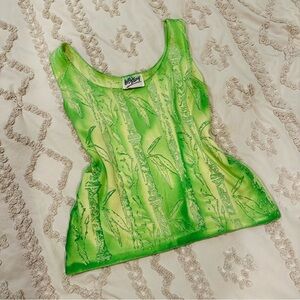 Let's Play Green Patterned Top